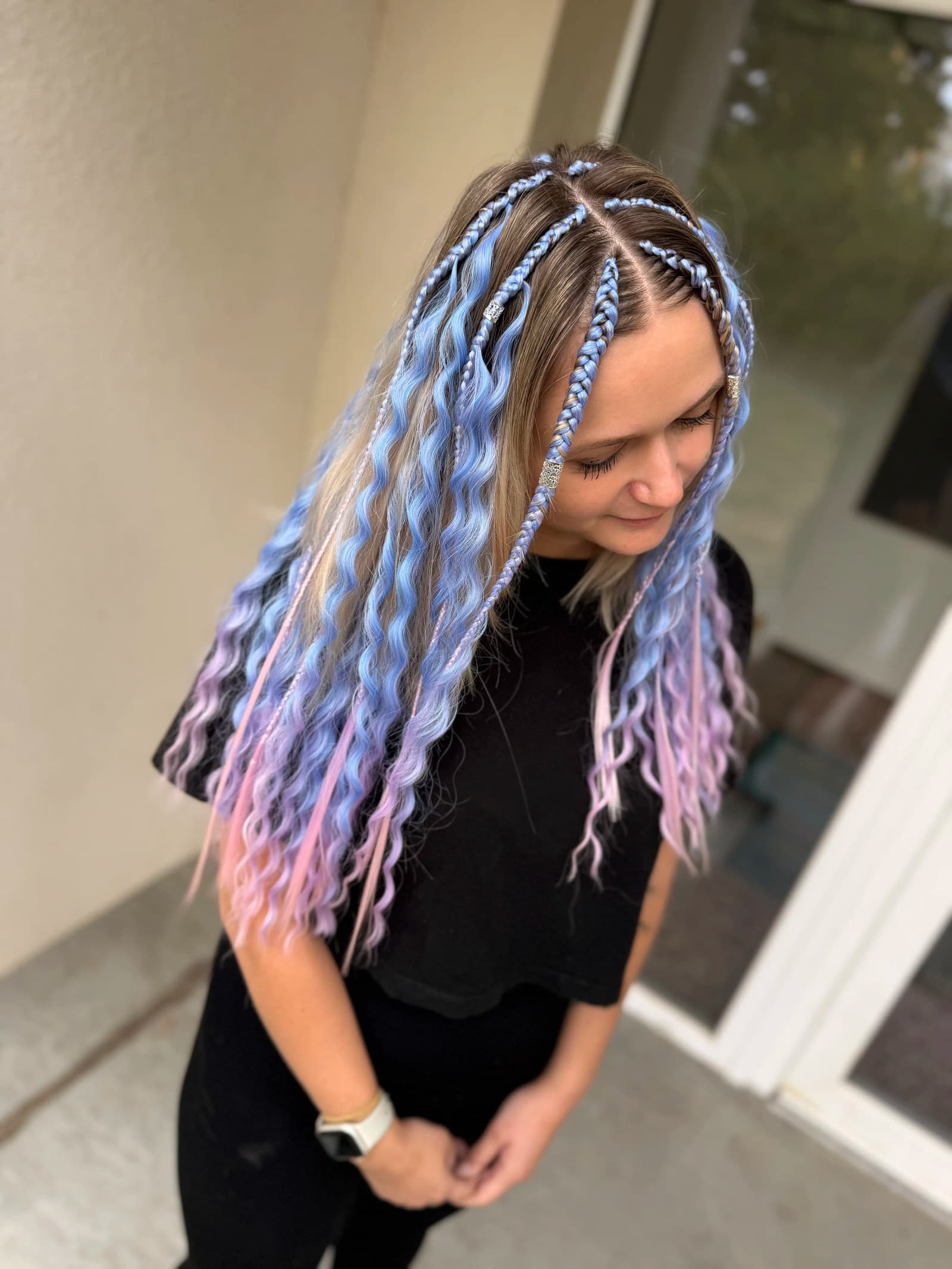 Copánkový styl Maxi Boho braids