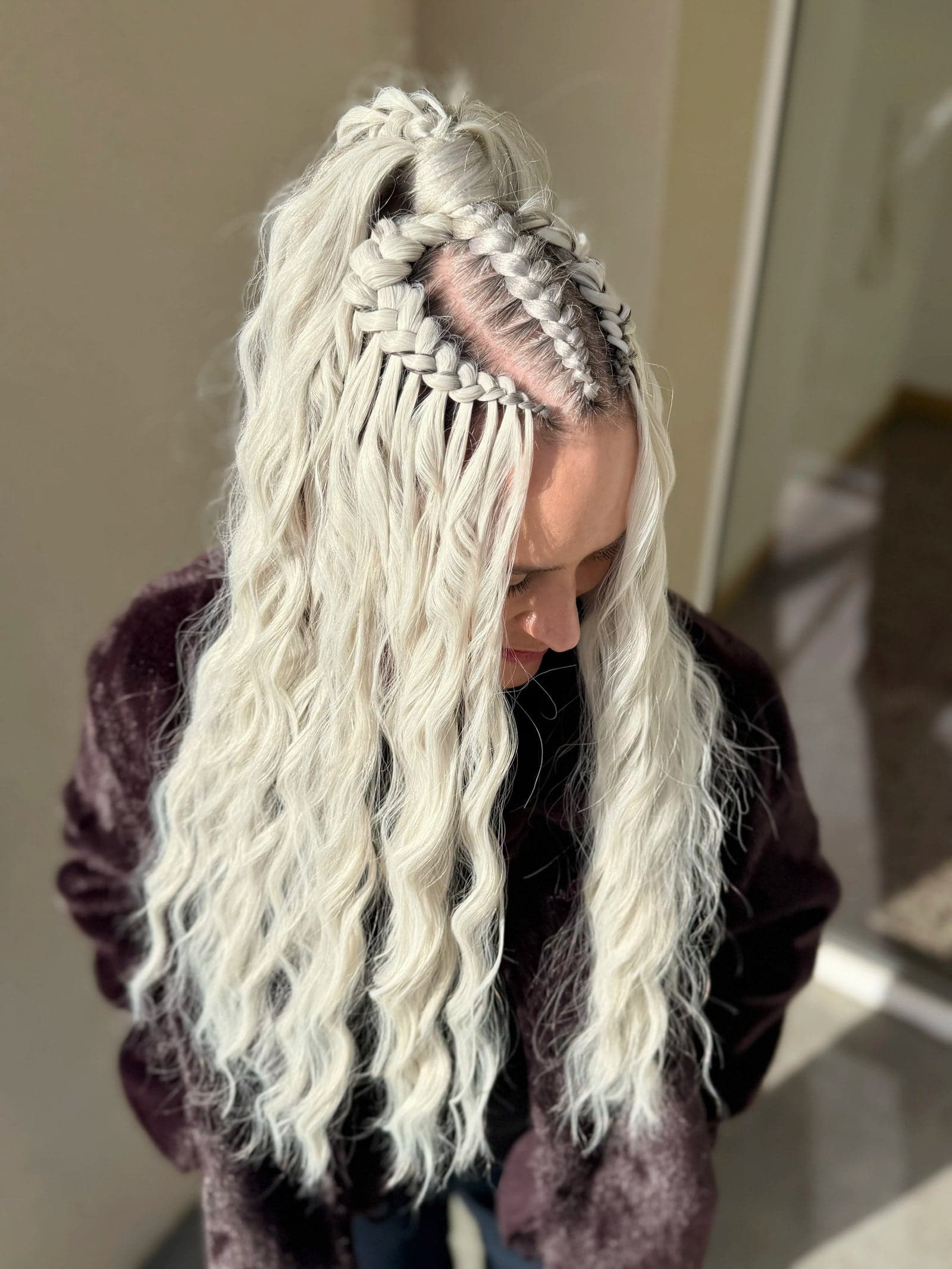 Copánkový styl Boho dlouhovláska